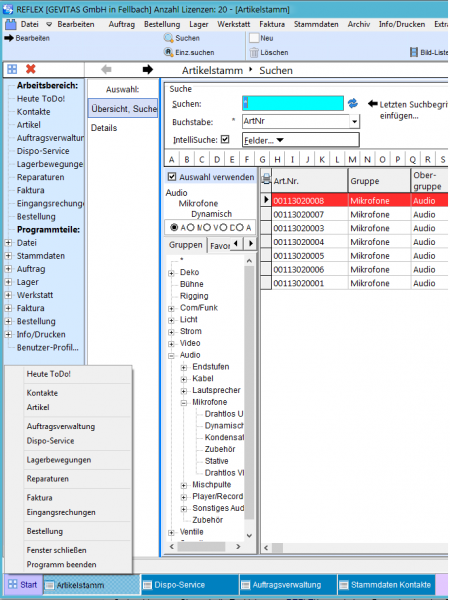 Datei:REFLEX Benutzerprofil Programmauswahl ausschalten Beispiel Startmenu.png