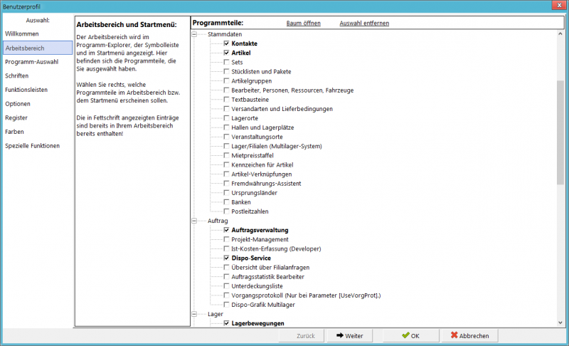 Datei:REFLEX Benutzerprofil Arbeitsbereich.png