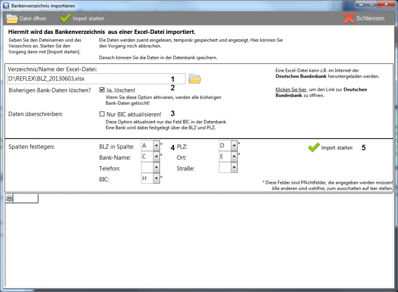 Datei:REFLEX-Checker Menu Bankdaten Importieren Auswahl.png