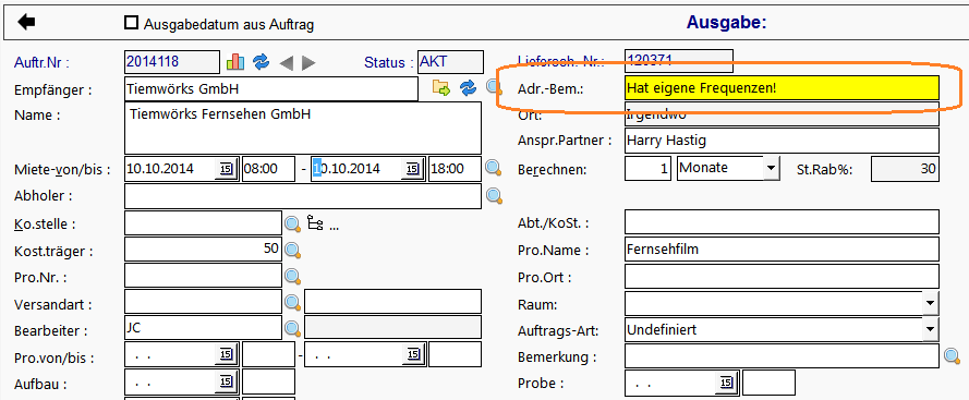 GEVAS Lagerausgabe Anzeige Adr Bemerkung.png