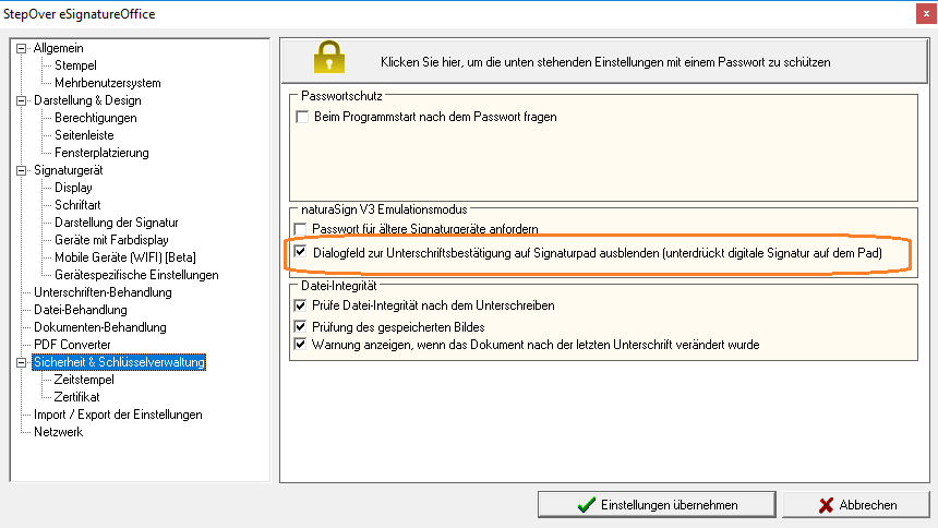 ElectronicSignature HashDialog unterdrücken 01.png