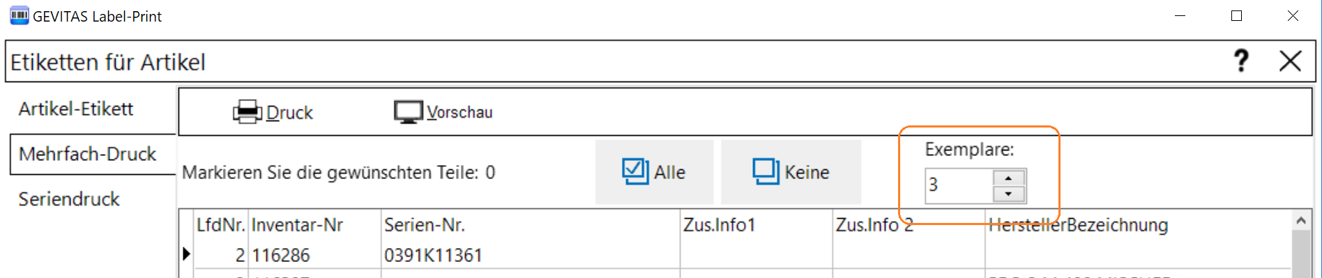 GevitasLabelPrint Mehrfachdruck Exemplare.png