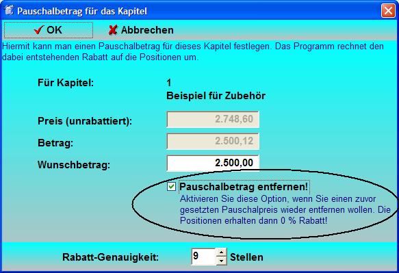 Datei:REFLEX Auftragsverwaltung Auftragsposition KapitelPauschalpreis.jpg
