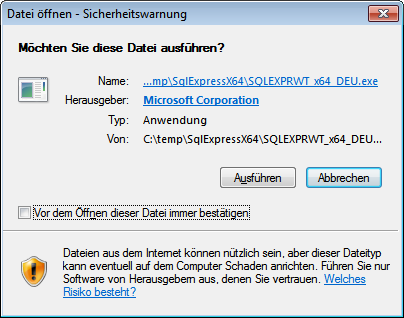 ReflexBasic SQLServer Sicherheitswarnung.png