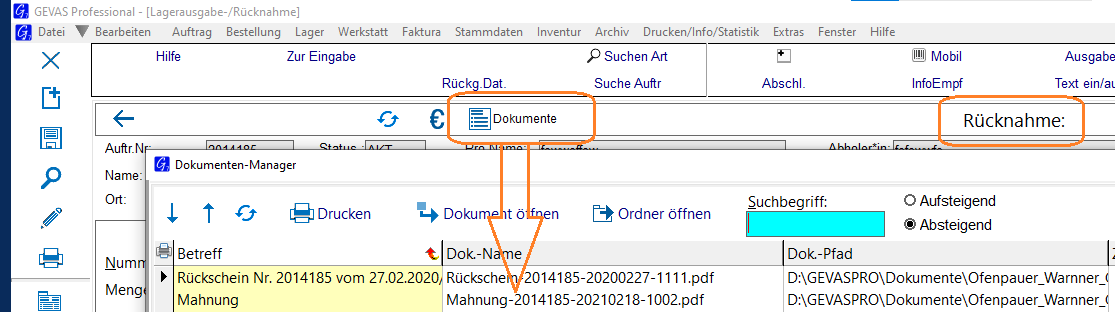 GevasProAutoMahnung Dokument Bsp.png