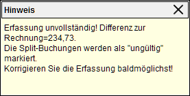 REFLEX Eingangsrechnungen Hinweis SplitsUnvollst.png