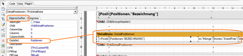Datei:FastReport Auftragssformular Struktur Positionen DataSet.png