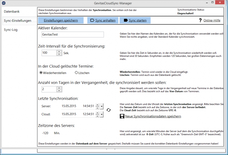 GevitasCloudSync SyncEinstellungen.png
