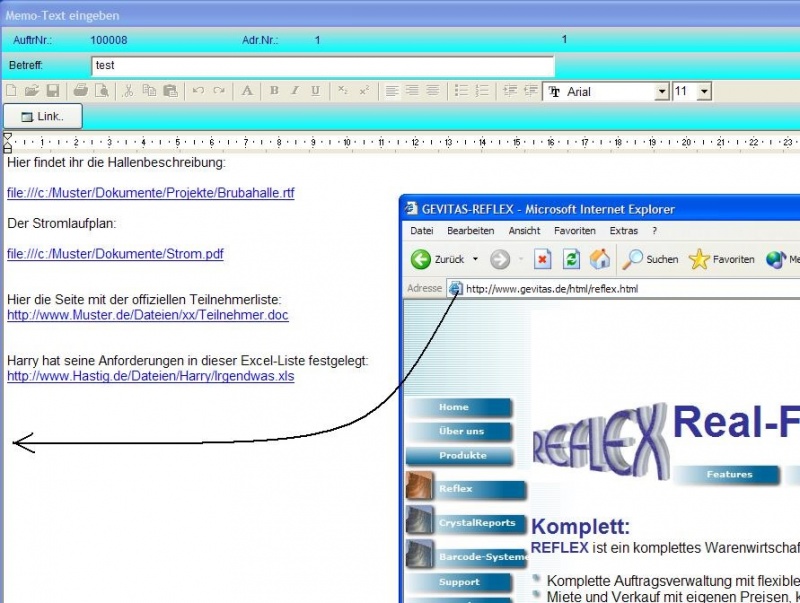 REFLEX Auftragsverwaltung Memos Internetverknüpfung.jpg