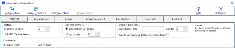 Datei:GEVAS-Pro Import Excel 01.png