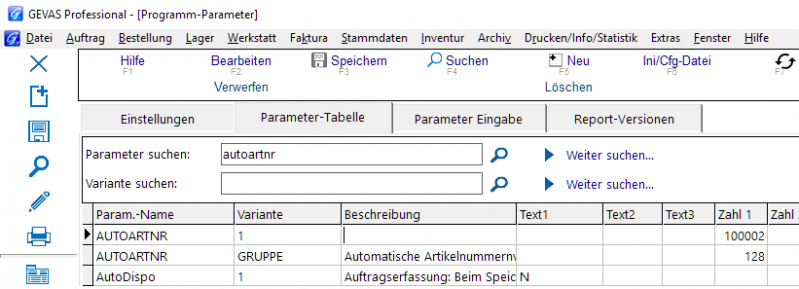 Datei:GEVAS Parameter Artikelgruppen SortKennzeichen.png