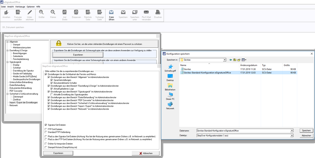 ElectronicSignature Einstellungen exportieren 01.png