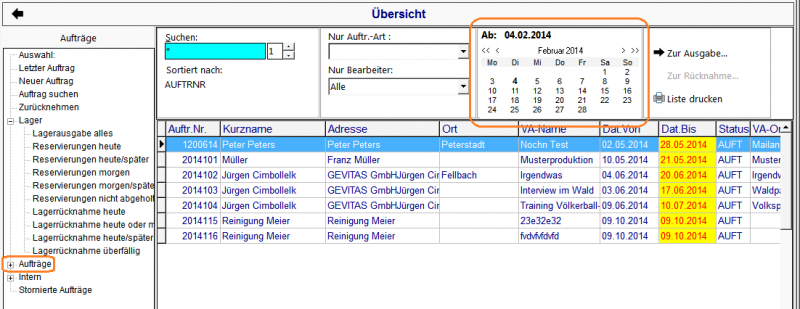 GEVAS Lager Uerbersicht Datum.png